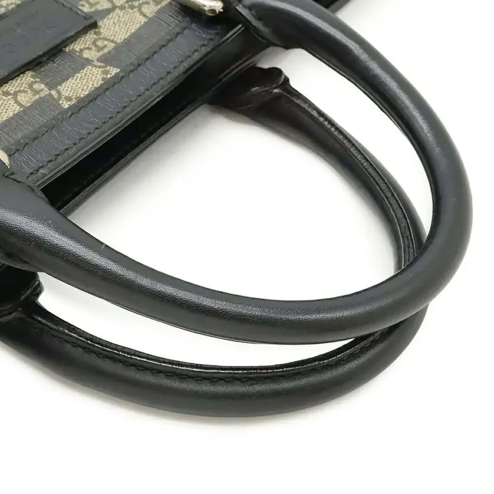 GUCCI Black Leather Shoulder Bag